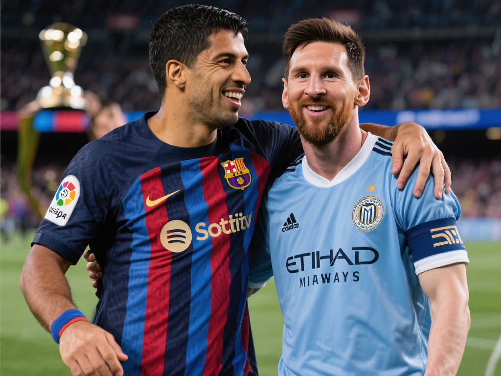 老友重聚！苏亚雷斯即将签约迈阿密国际，合同1+1！